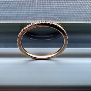 Full-Eternity 14k Rose Gold Diamond Ring